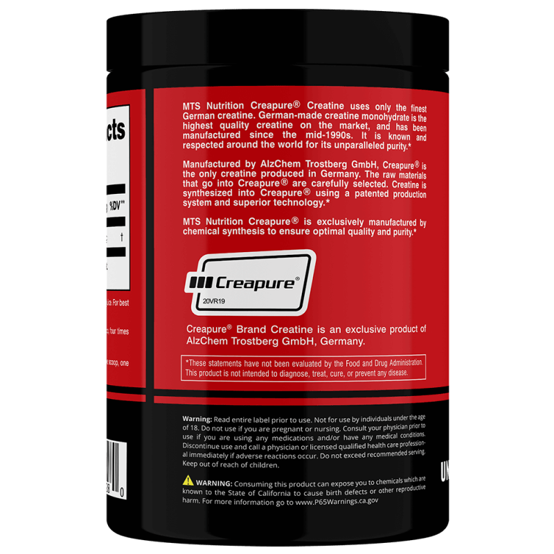 MTS Nutrition Creapure Creatine - The Best Creatine. Period.