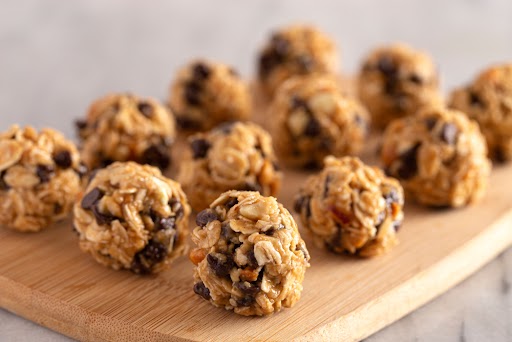 Peanut Butter Cookies & Cream Protein Balls