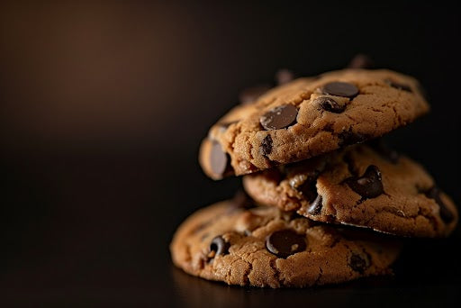 Homemade chocolate chip protein cookies