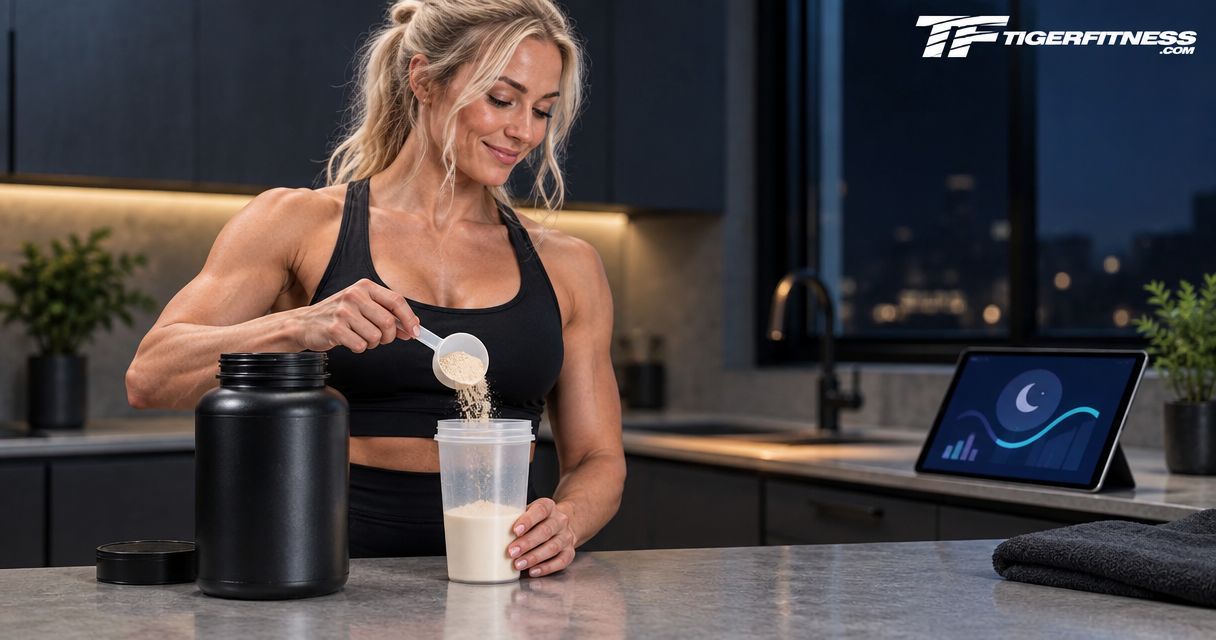 Best casein protein powders for overnight recovery in 2026