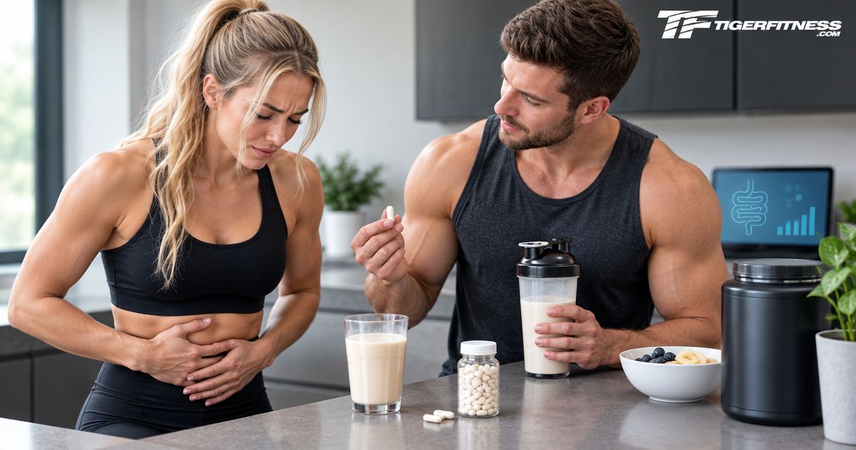 Can probiotics help with bloating from whey protein?