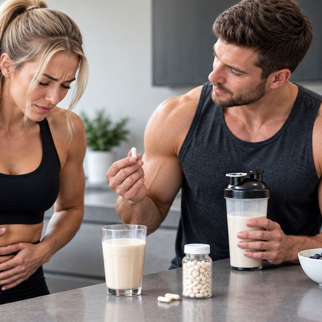 Can probiotics help with bloating from whey protein?
