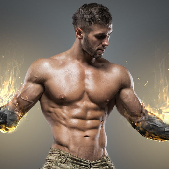 Athlete demonstrating superhuman strength through small changes