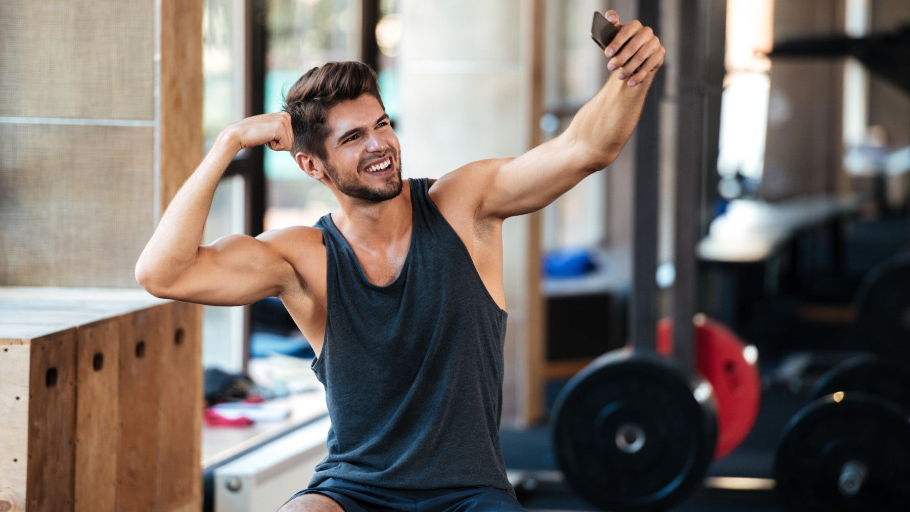 Illustration of secrets to know before dating a gym fanatic