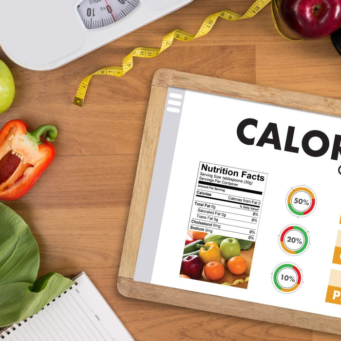 Scale illustrating how many calories are in a pound