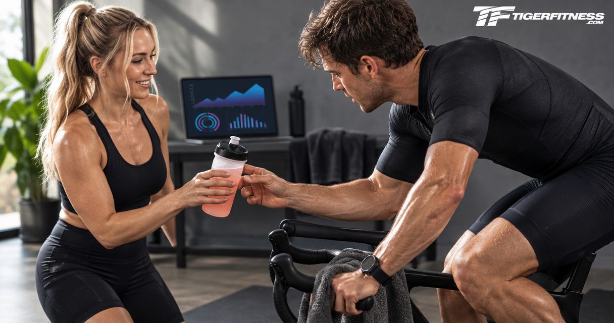 How to time BCAA intake around a TrainerRoad cycling workout