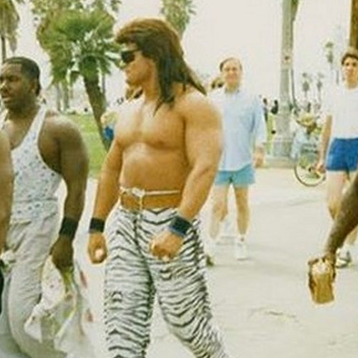 Funny and frightening bodybuilding fashion from the 1980s