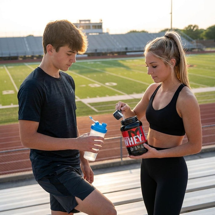 Creatine monohydrate for teenage athletes