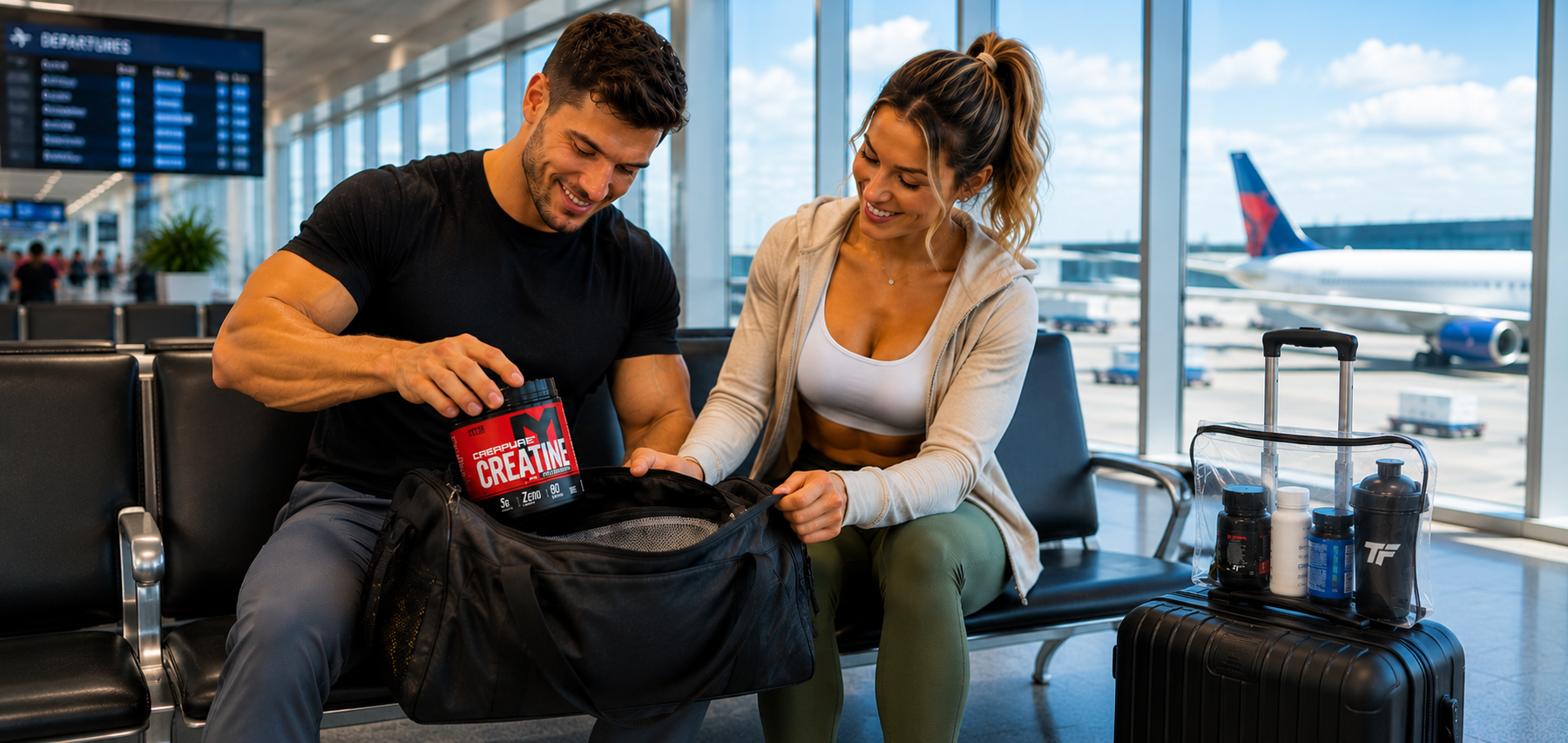 Airport Couple Packing Supplements