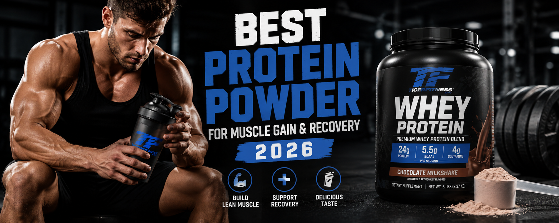 Best Protein Powder for Muscle Gain & Recovery 2026