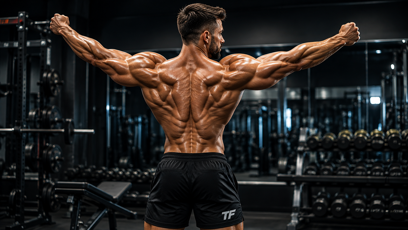 Sculpted Back in the Spotlight Tiger Fitness Style