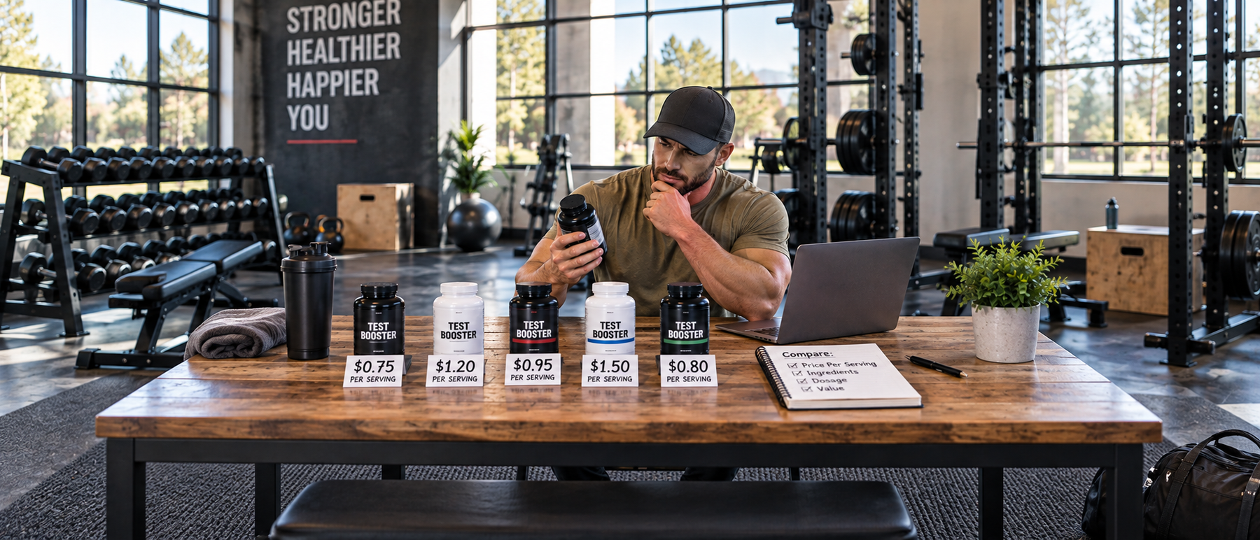 Testosterone Booster Price Per Serving, Ranked 2026