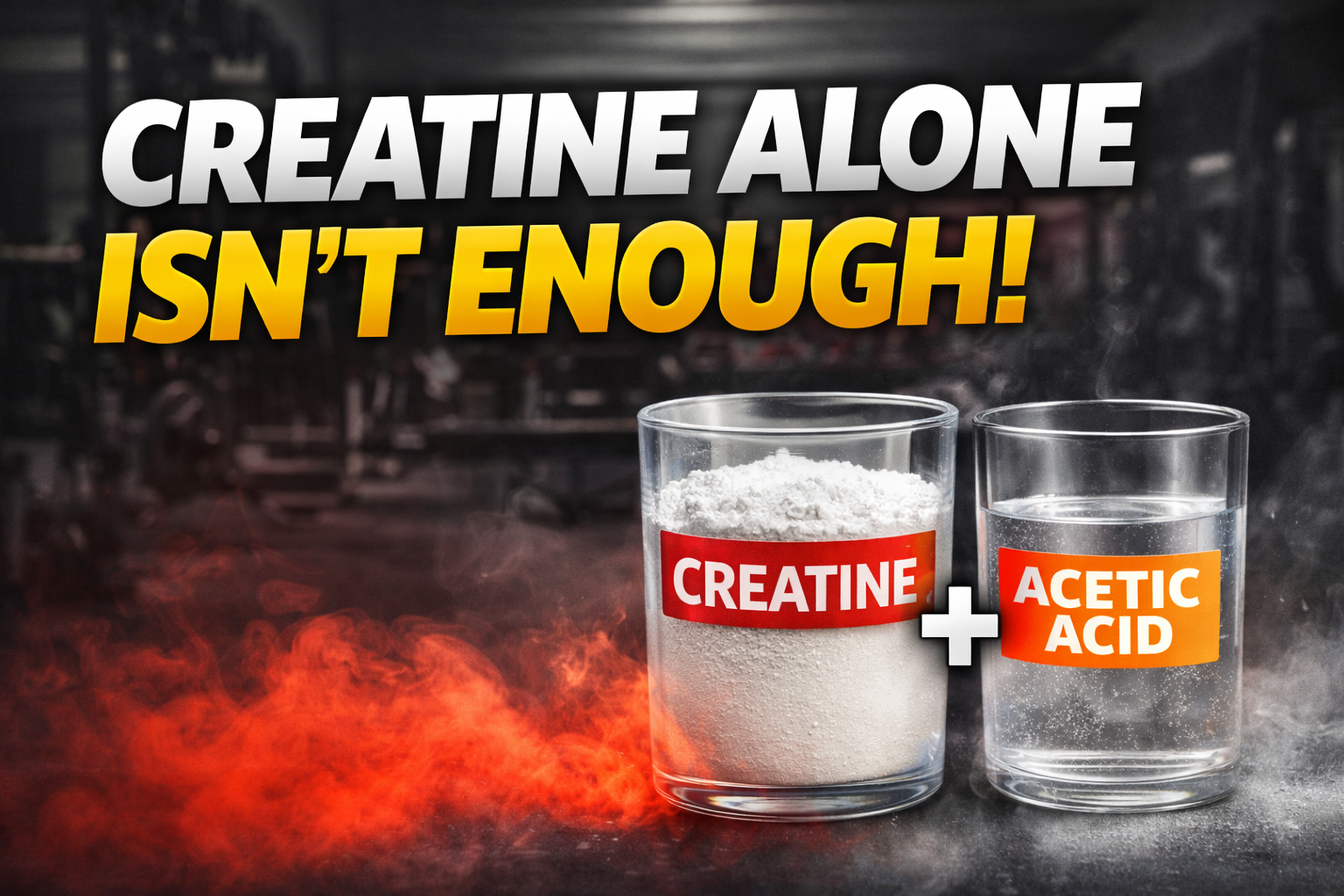 Creatine and Acetic Acid: Why This Combination Enhances Training Performance and Reduces Muscle Cramping
