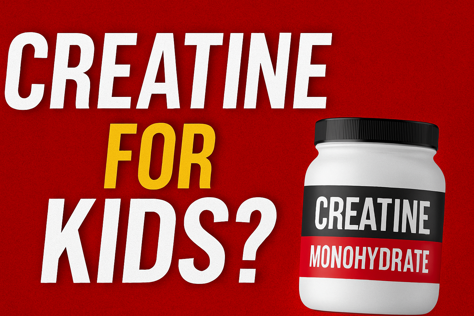 Creatine for Kids? New Study Shows Big Gains for Young Athletes
