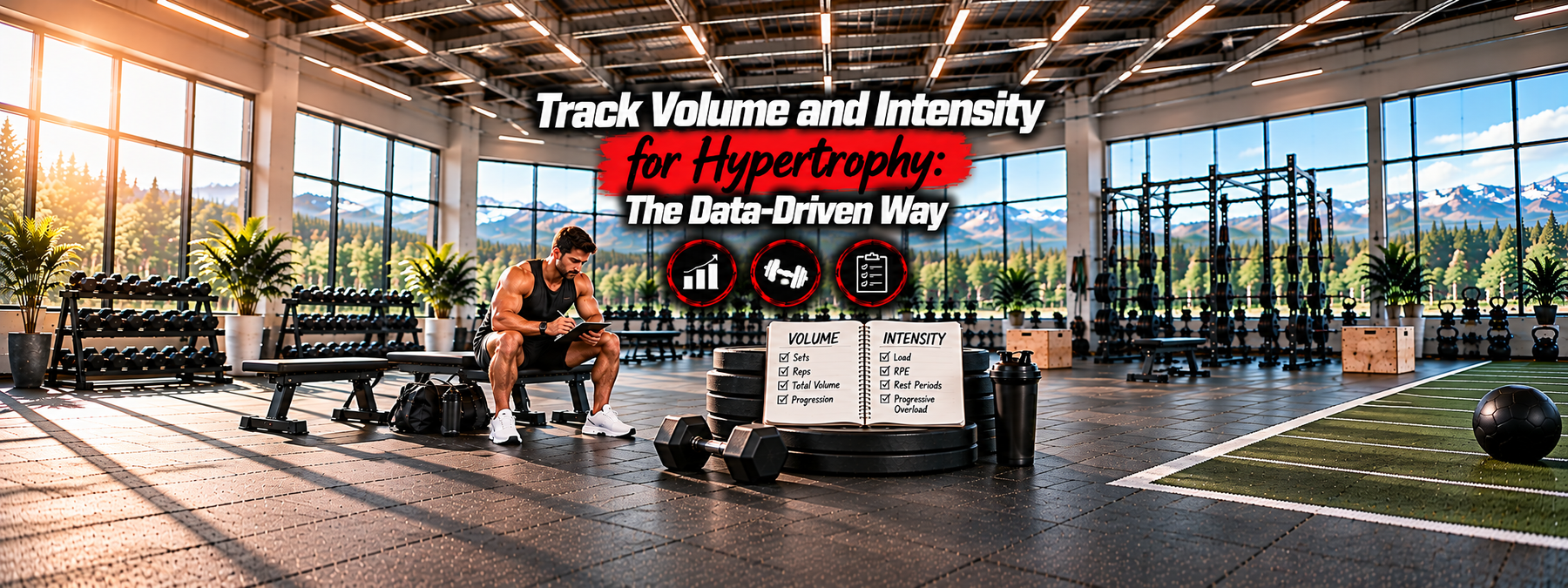 Data-Driven Hypertrophy Training in a Scenic Gym
