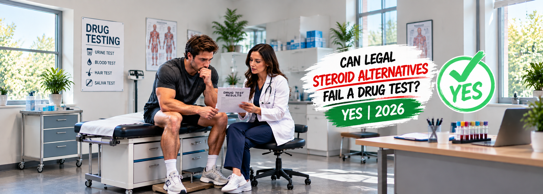 Can legal steroid alternatives fail a drug test? Yes | 2026