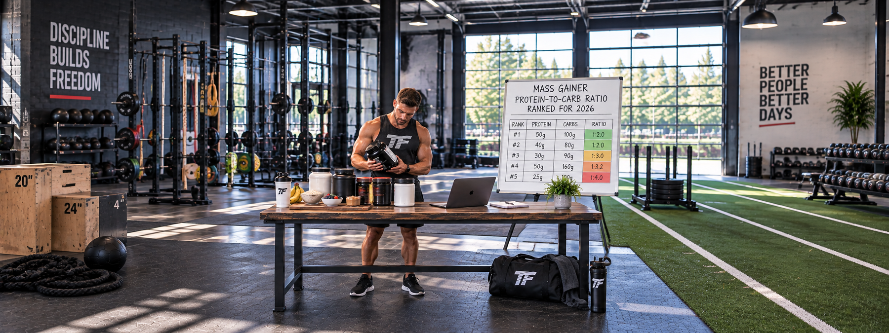 Mass Gainer Protein-to-Carb Ratio Ranked for 2026