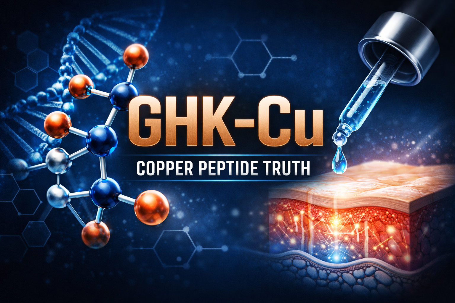 GHK-Cu copper peptide and its role in skincare science