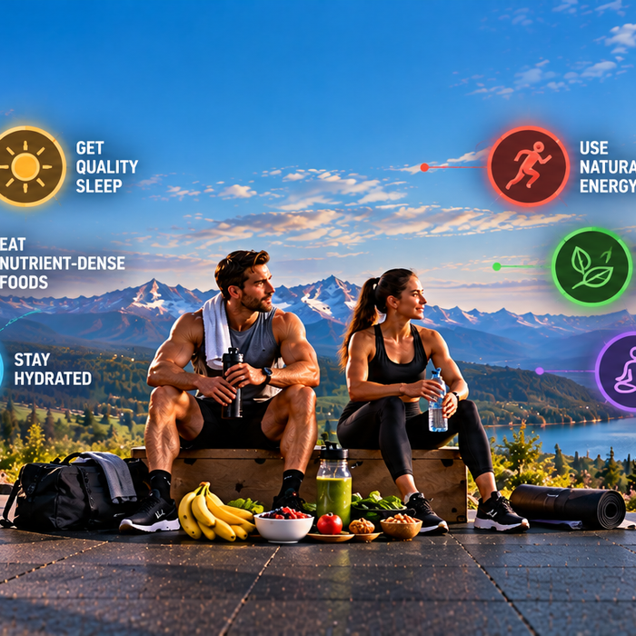 Golden-Hour Outdoor Wellness Infographic