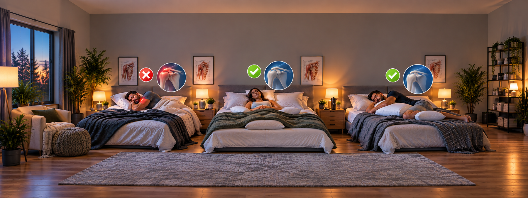 Sleep Positions for Shoulder Injury Healing