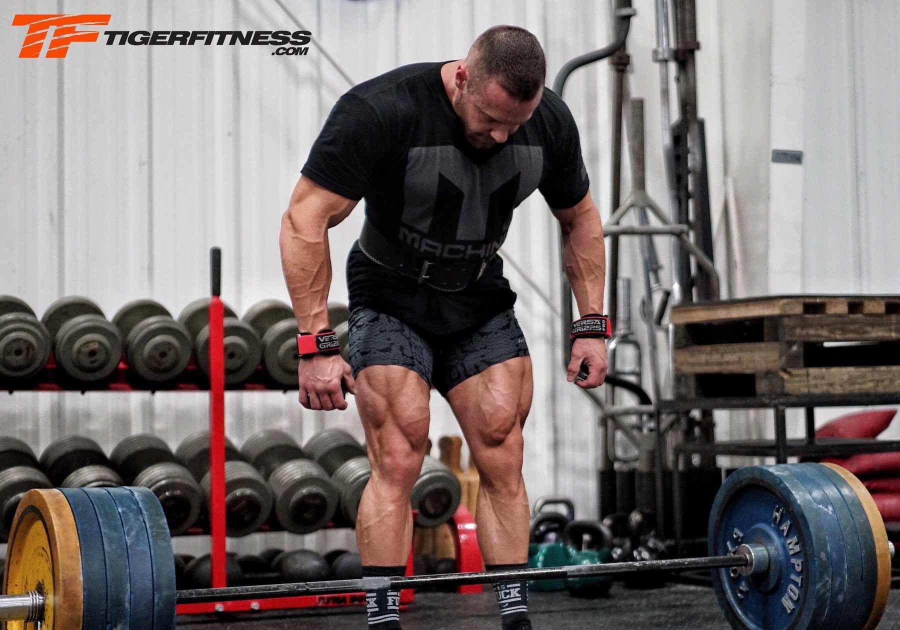 Athlete performing the 5/3/1 strength training program