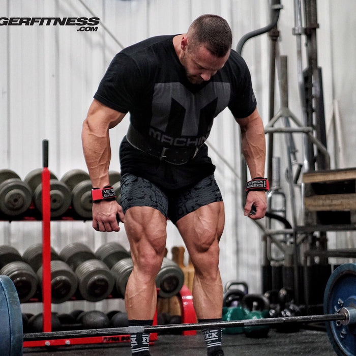 Athlete performing the 5/3/1 strength training program