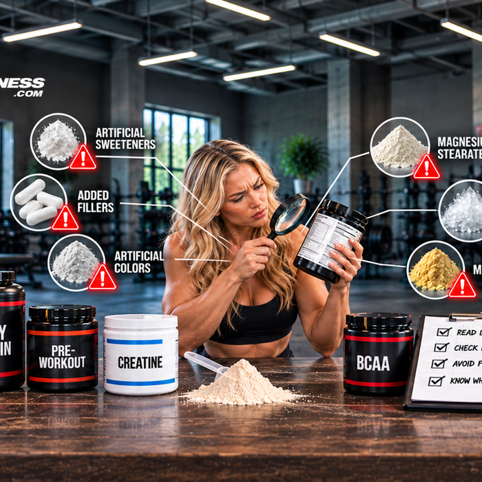 Inspecting Supplement Ingredients at the Gym