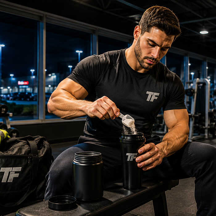 Late-Night Gym Pre-Workout Ritual