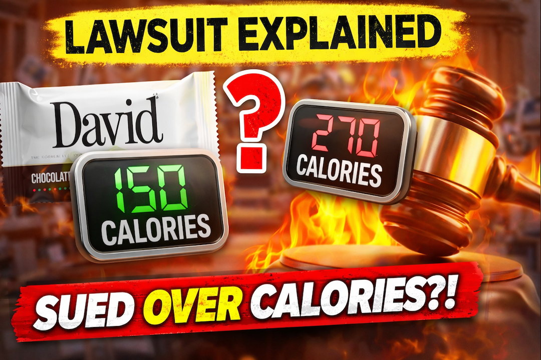 David protein bar packaging at the center of a calorie labeling lawsuit