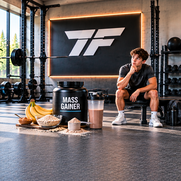 Mass Gainer Mindset in a Sunlit Gym