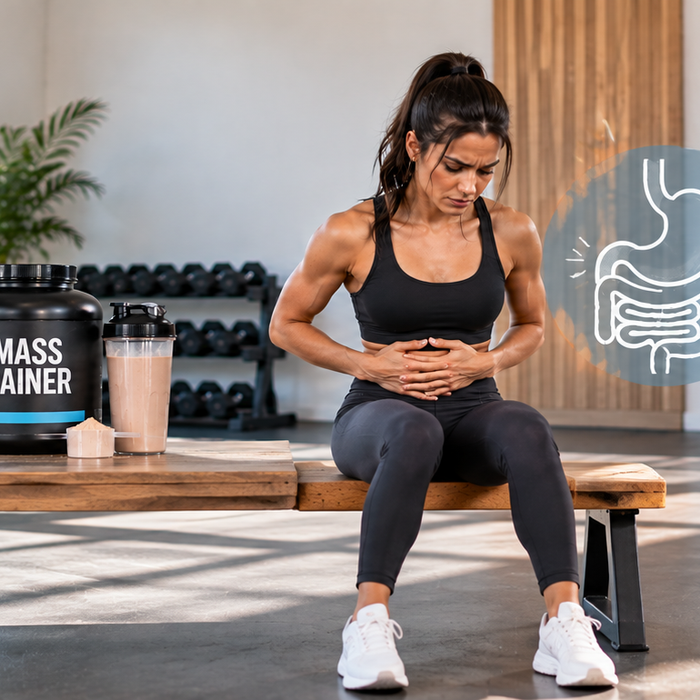 Modern Gym Bloating Relief Scene