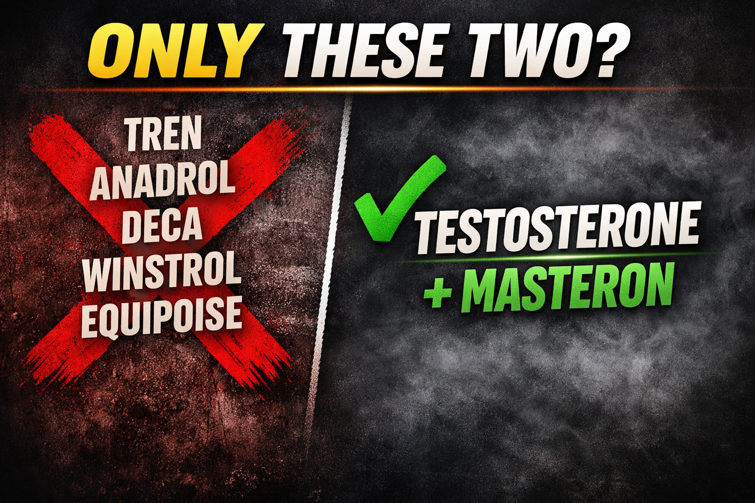 If I Had to Start Bodybuilding Over, I’d Only Use Testosterone and Masteron