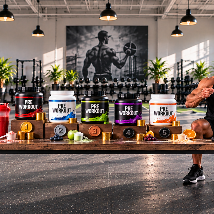 Pre-Workout Showdown in a Sunlit Gym