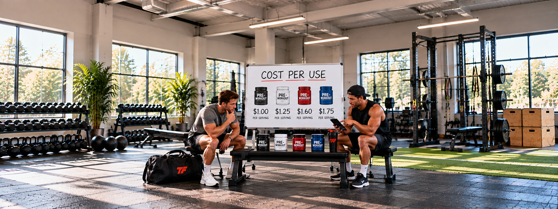 How much should you budget for Pre-Workout? Per-use, 2026