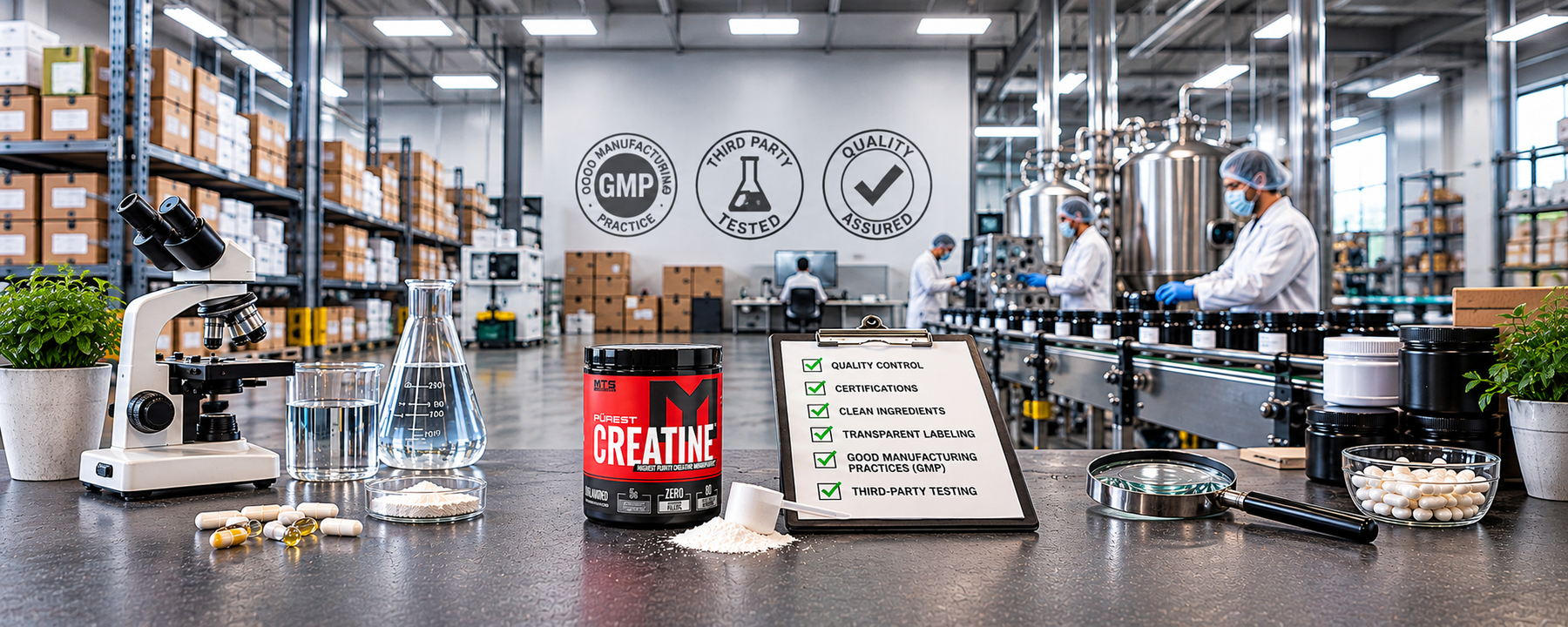 Precision Supplement Quality Control Lab