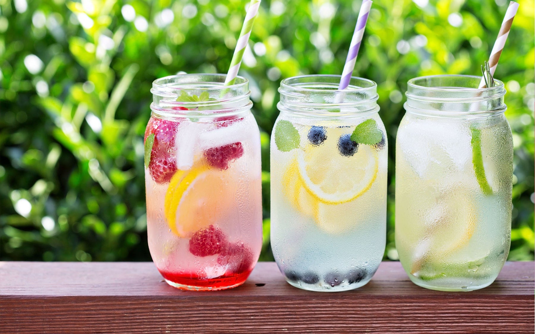 Refreshing drink to sip after a summer workout