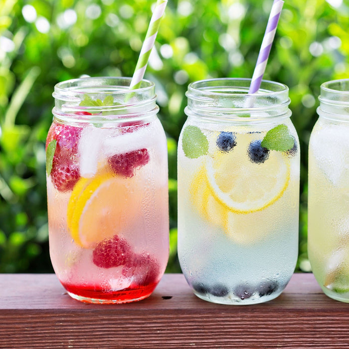 Refreshing drink to sip after a summer workout