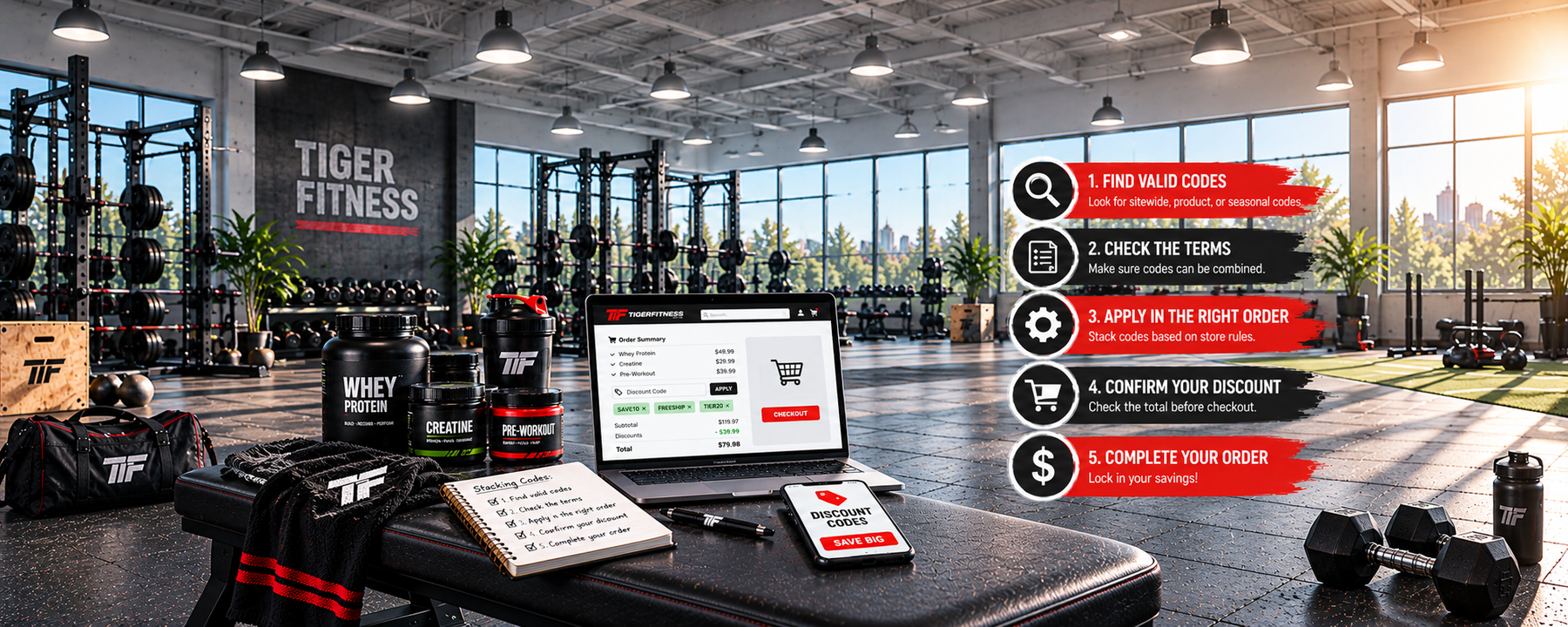 Stacking Supplement Codes in the Gym