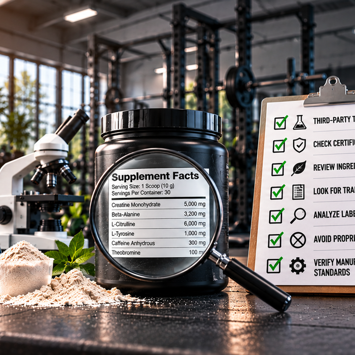 Supplement Purity Verification in the Gym