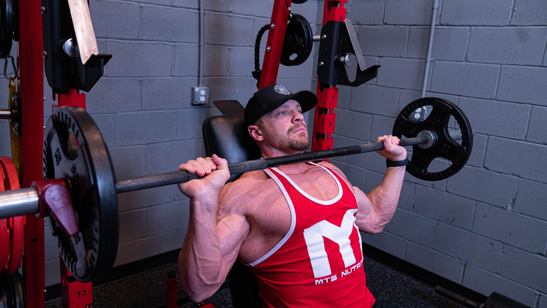 Seated Barbell Shoulder Press