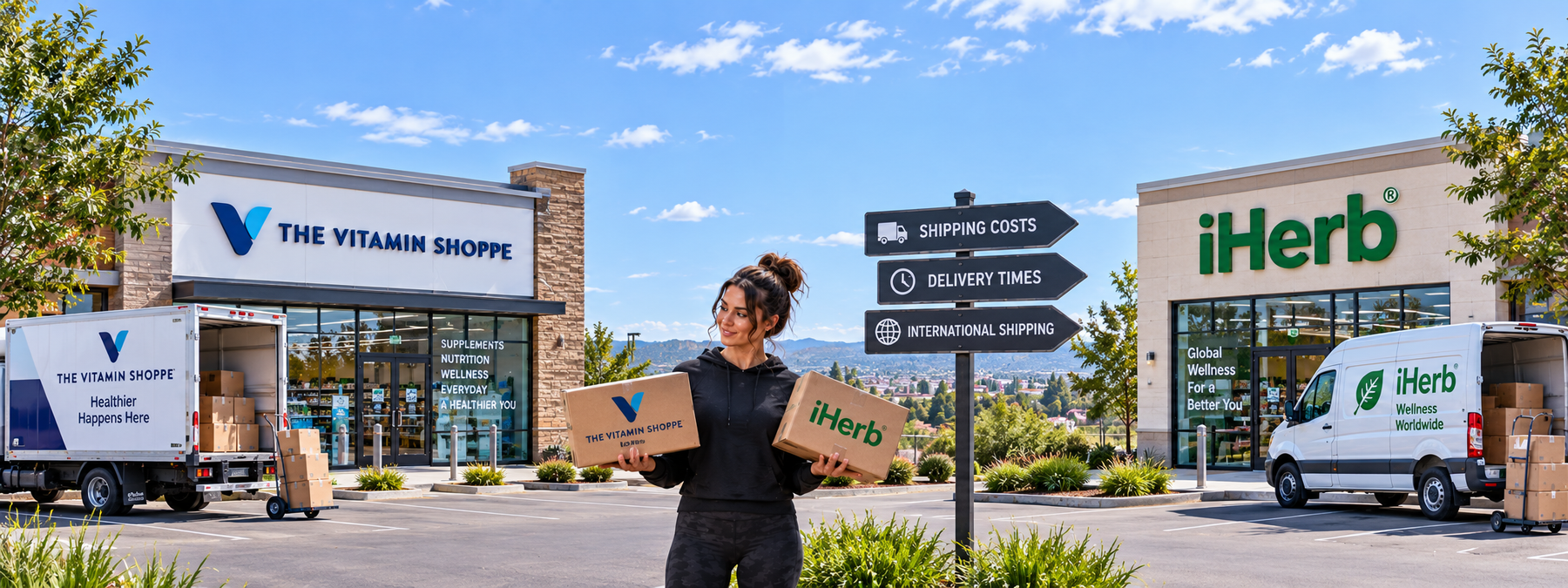 Vitamin Shoppe vs iHerb: Shipping Costs & Delivery