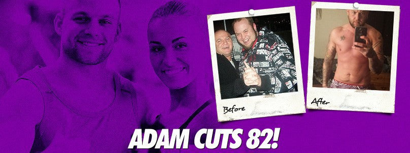 Adam Craft before and after cutting 82 pounds