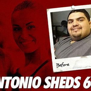 Antonio Hinojosa before and after shedding 66 pounds