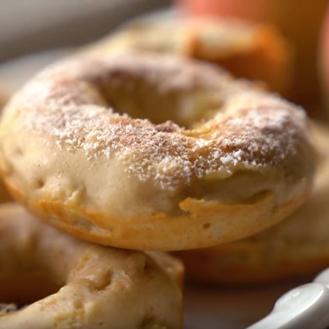 Apple Pie PROTEIN Donuts!