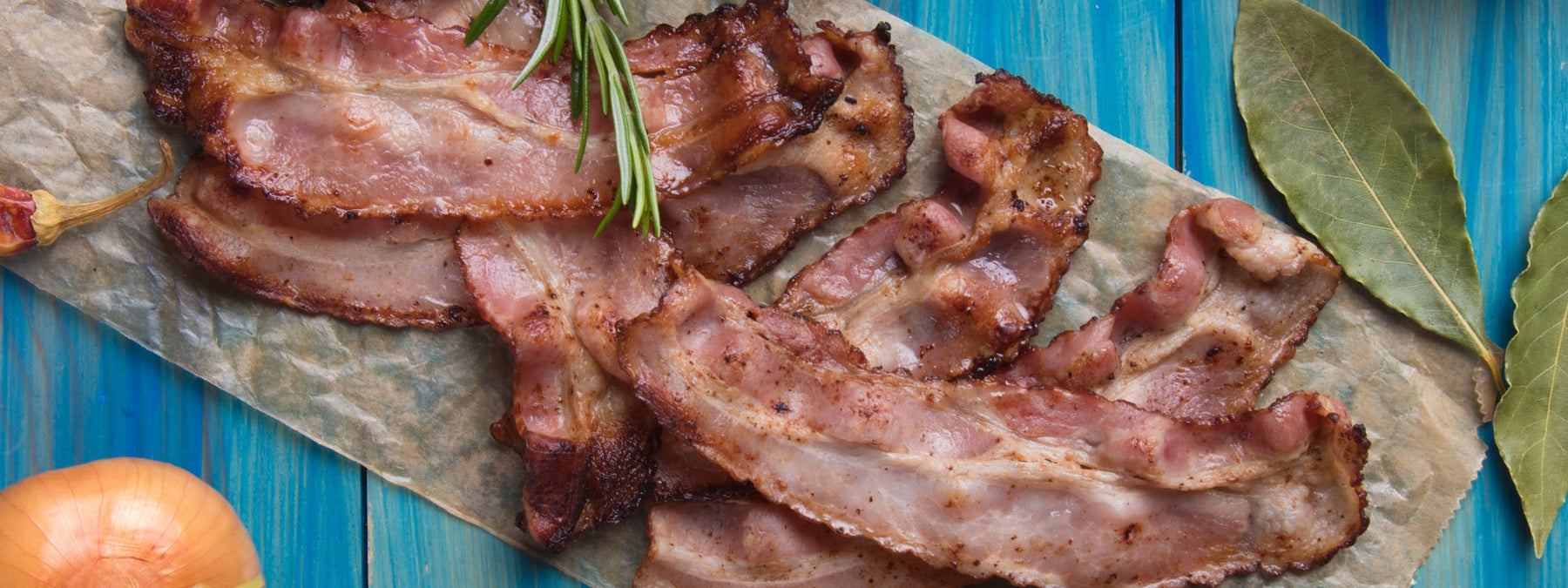 Bacon representing processed meat and cancer risk research