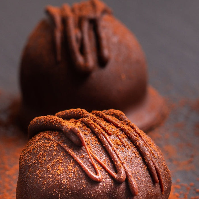 Healthy chocolate peanut butter protein balls recipe