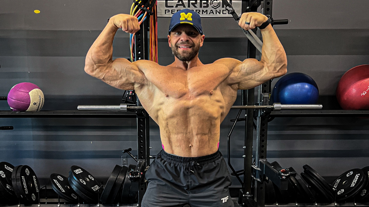 Professional bodybuilder discussing steroid use in the sport
