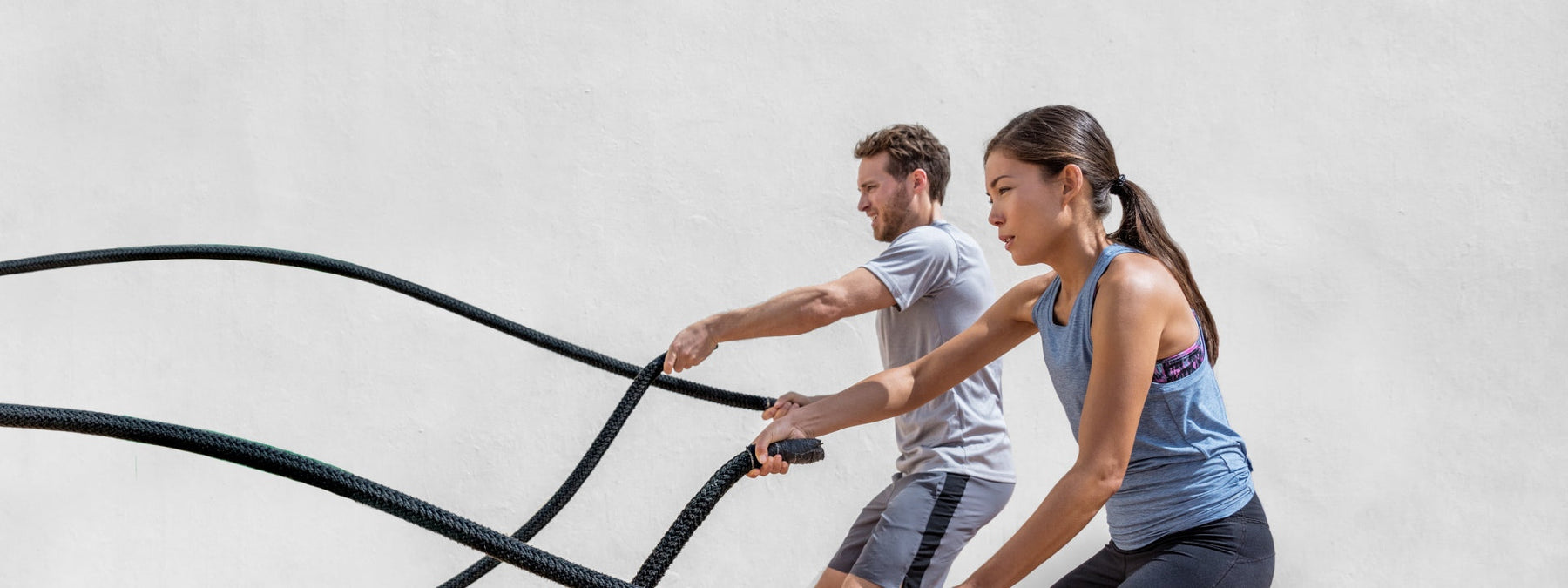 Group fitness boot camp class in session