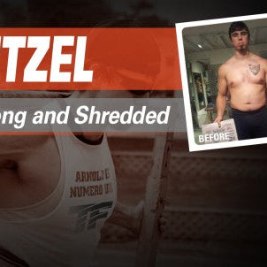 Brad Neitzel before and after transforming into strong and shredded