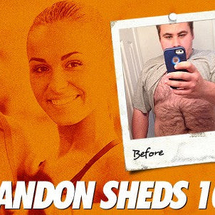 Brandon Solomon before and after shedding 108 pounds